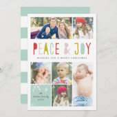 Winter Joy vakantie Kaart (Voorkant / Achterkant)