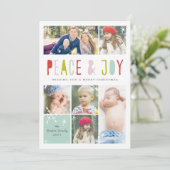 Winter Joy vakantie Kaart (Staand voorkant)