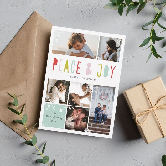 Winter Joy vakantie Kaart