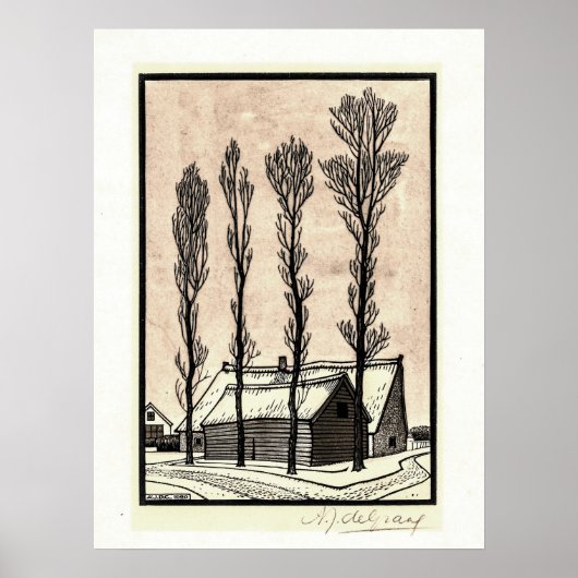 Winter - Julie de Graag Poster (Voorkant)