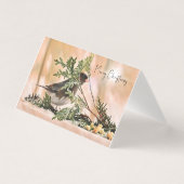Winter Junco - Wens je geluk en vreugde Kaart (Voorkant)