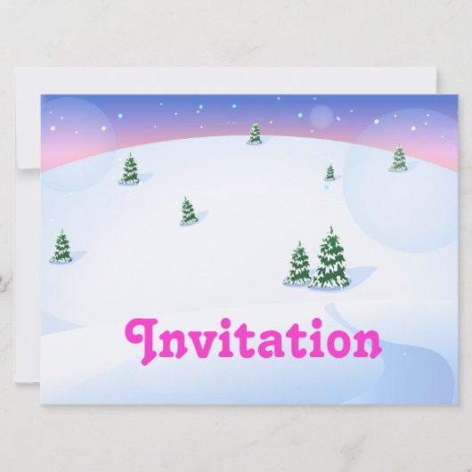 Winter Kaart (Voorkant)