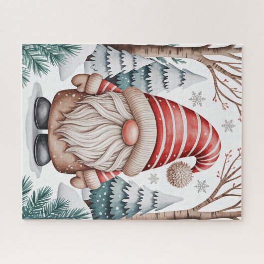 Winter Kabouter Puzzel (Horizontaal)