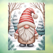 Winter Kabouter Ruitstickers Raamsticker (Vel 3)