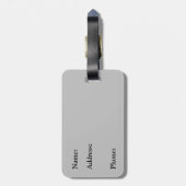 Winter Kardinaal Aangepast Bagagelabel (Achterkant verticaal)