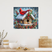 Winter Kardinaal Poster (Keuken)