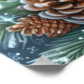 Winter Kardinaal Poster (Hoek)