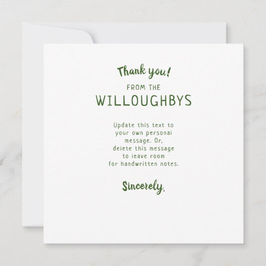 Winter Kardinaal Rode Vogel Pijn Kerstbruiloft Bedankkaart (Achterkant)