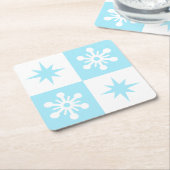 Winter  kartonnen onderzetters (Schuin)