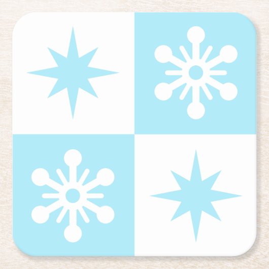 Winter  kartonnen onderzetters (Voorkant)