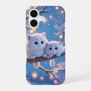 Winter Kawaii Cats Telefoonhoesje iPhone 16 Hoesje