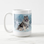 Winter Keeshond Koffiemok (Links)