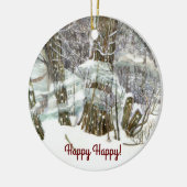 Winter Keramisch Ornament (Links)