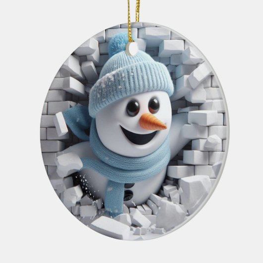 Winter Keramisch Ornament (Links)