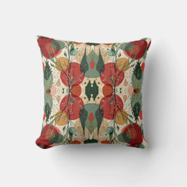 Winter / Kerst Abstracte spiegelende kunst Kussen