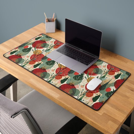 Winter / Kerst Abstracte Tegelkunst Bureaumat (Kantoor 2)