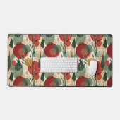 Winter / Kerst Abstracte Tegelkunst Bureaumat (Keyboard & Muis)