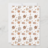 Winter Kerst Baby Borrel Uitnodiging (Achterkant)