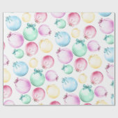 Winter Kerst Baby shower Cadeaupapier (Vlak)