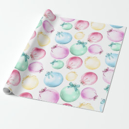 Winter Kerst Baby shower Cadeaupapier