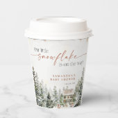 Winter Kerst Baby shower Papieren beker (Voorkant)