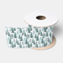 Winter Kerst Cozy Satijnen Lint