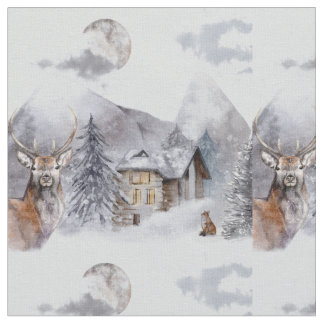 Winter Kerst Highlands stof