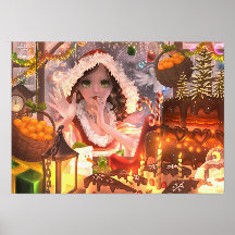 Winter Kerst Illustratie Afbeelding Decor Magie