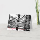 Winter [Kerst Kaart] Feestdagen Kaart (Voorkant)