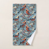 Winter Kerst Kardinaal Bad Handdoek (Handdoek)
