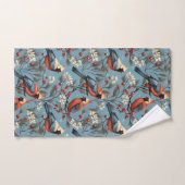 Winter Kerst Kardinaal Bad Handdoek (Handdoek)