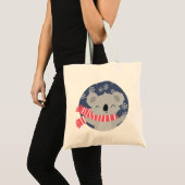 Winter Kerst Koala Beer Boodschappentas Tote Bag (Voorkant (product))