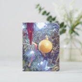 Winter Kerst Ornamenten Feestdagenkaart (Staand voorkant)