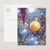 Winter Kerst Ornamenten Feestdagenkaart (Voorkant / Achterkant)