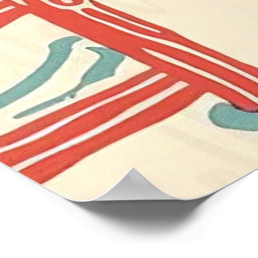  Winter Kerst Poster (Hoek)