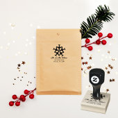 Winter Kerst Vliegtuig Snowflake Cool Aviation Rubberstempel