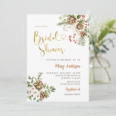 Winter Kerst Vrijgezellenfeest Kaart (Staand voorkant)