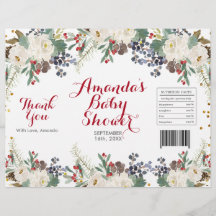 Winter Kerst Wit Bloem Chipzak Verpakking