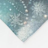 Winter kerstboom decoraties vakantie fleece deken (Hoek)