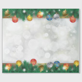 Winter Kerstcadeaus Decoratie Kerstspar Cadeaupapier (Vlak)