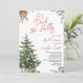 Winter, kerstdecennium, Vrijgezellenfeest van de z Kaart (Staand voorkant)