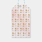 Winter Kerstfeest Dank u Cadeau Labels Cadeaulabel (Achterkant)