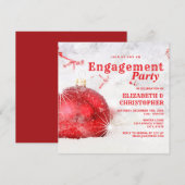 Winter-kerstfeest Kaart (Voorkant / Achterkant)