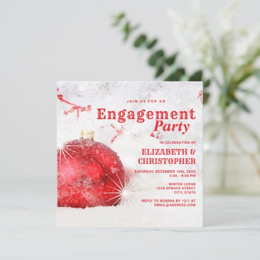 Winter-kerstfeest Kaart (Staand voorkant)