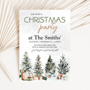 Winter Kerstfeest Kaart