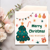 Winter Kerstfeest Servet