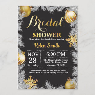 Winter Kerstfeestdag — Uitnodiging voor een briefi