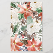 Winter KerstFloral die mama het beste spel kent (Achterkant)