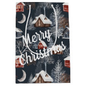 Winter Kersthut Medium Cadeauzakje (Voorkant)