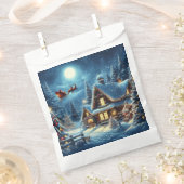 Winter/Kerstman/Kerstmis/Sneeuw Bedankzakje (Geknipt)